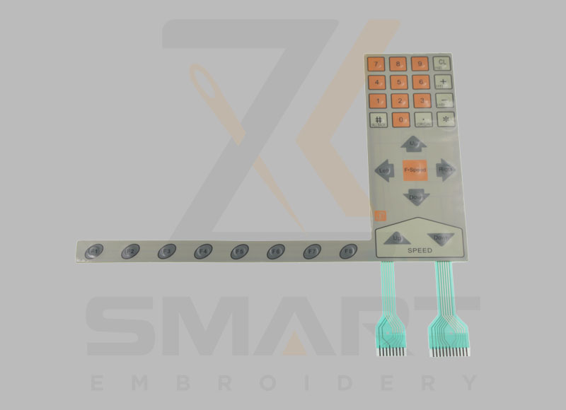 ESWF-AJM-B Tastaturkontrollpanel Keyboard Membran Switch Generic SWF B Broderi Maskin Reservedeler