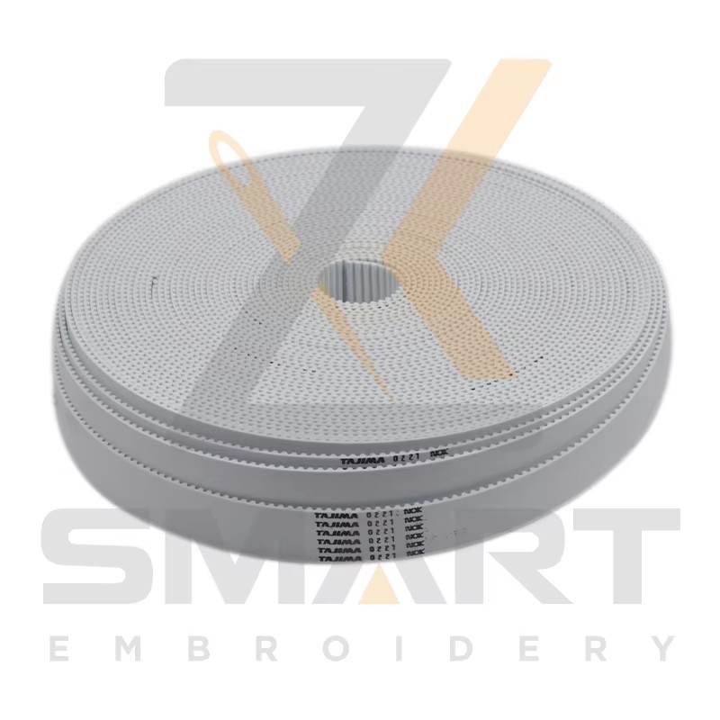 Toppkvalitet Tajima XY-ramme S5M 35mm Bredde Timing Belt Hvit Farge broderi Maskin Deler D01-S5M-35-TJW02