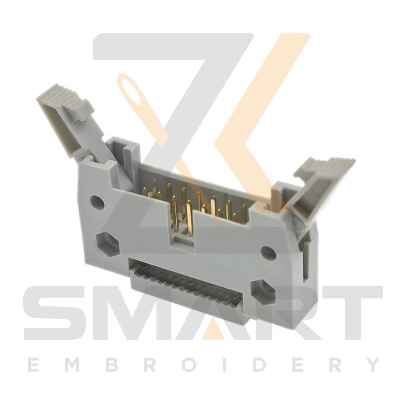 20 Stykker Kabel Pressing Type Horn Socket 14 Pins Embroidery Machine Parts E12-DC2-14P