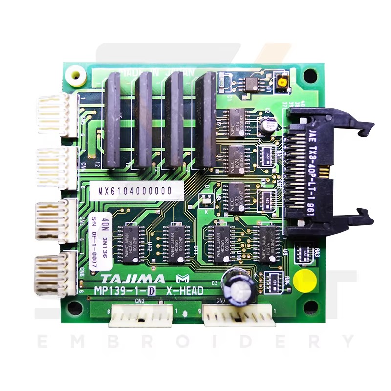 Tajima Embroidery Machine Parts Brukt MP139-1-D Tajima: Hode Amp Card MX6104000000 0J2702000000