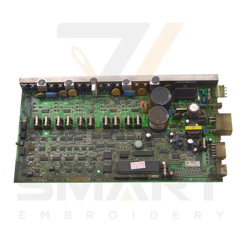 Brukte TAJIMA DU10 Driver Board MP117 0J2201000090 0J2201000091 0J2204900000 EH5404000000 EH5404060000 Embroidery Machine Deler