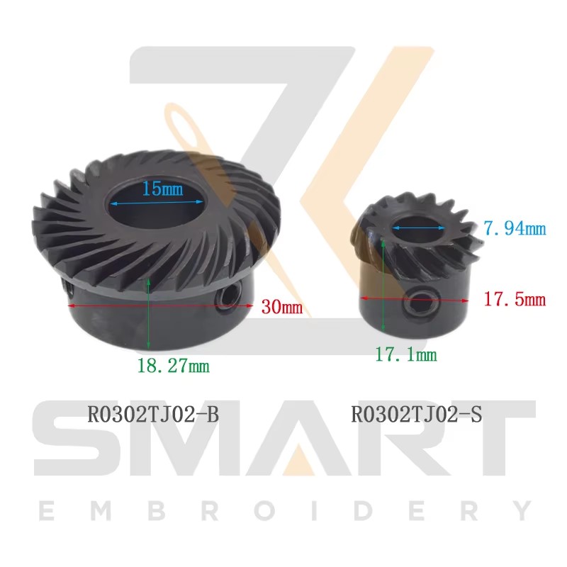 Beverl Gears for Tajima Embroidery Machines R0302TJ02-B R0302TJ02-S