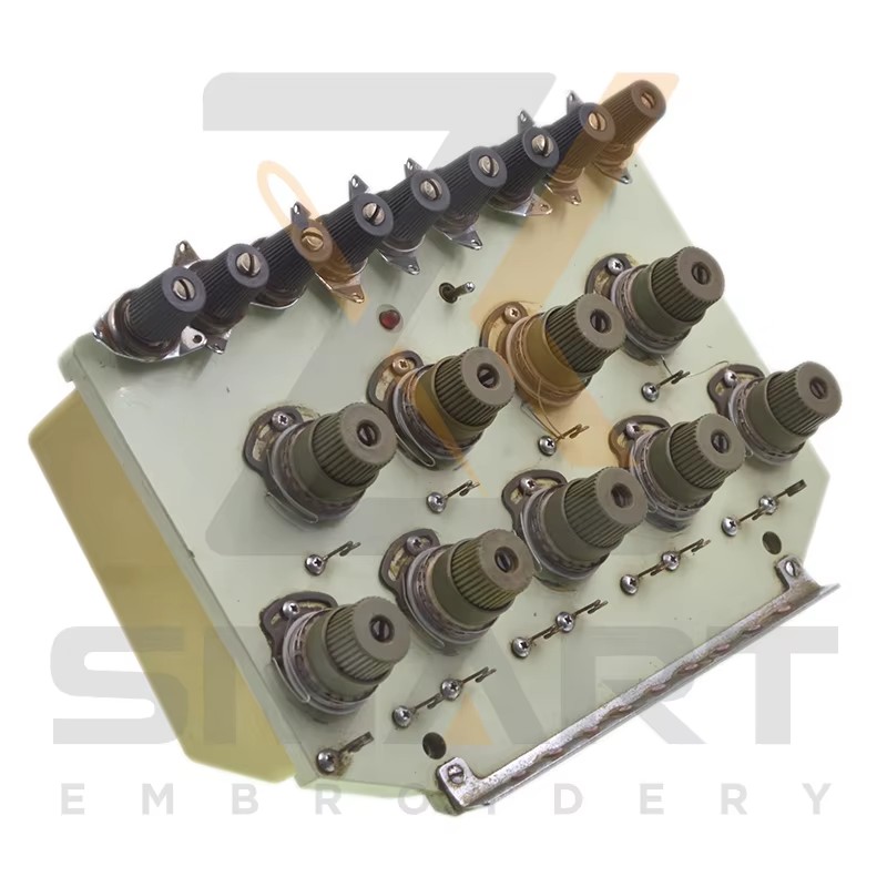 9 Farger Spenning Base Unit med Spenning Base Card Tajima Embroidery Machine Parts T01TJ901-U