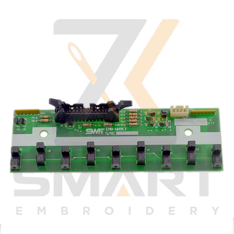 9 Farger brukt Original SWF Sensor Card EMB-WH9C1 Embroidery Machine Parts ESWF-EMB-WH9C1-U