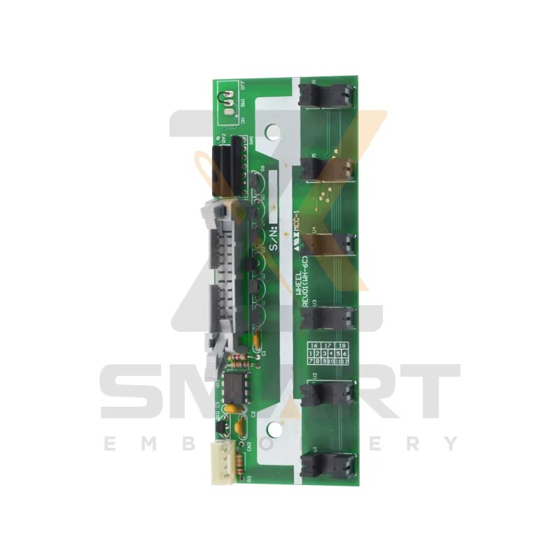 Generisk Sensor Wheel Card 6 Farger WHEEL-WH-6C SWF Embroidery Machine Parts ESWF-WHEEL-WH-6C