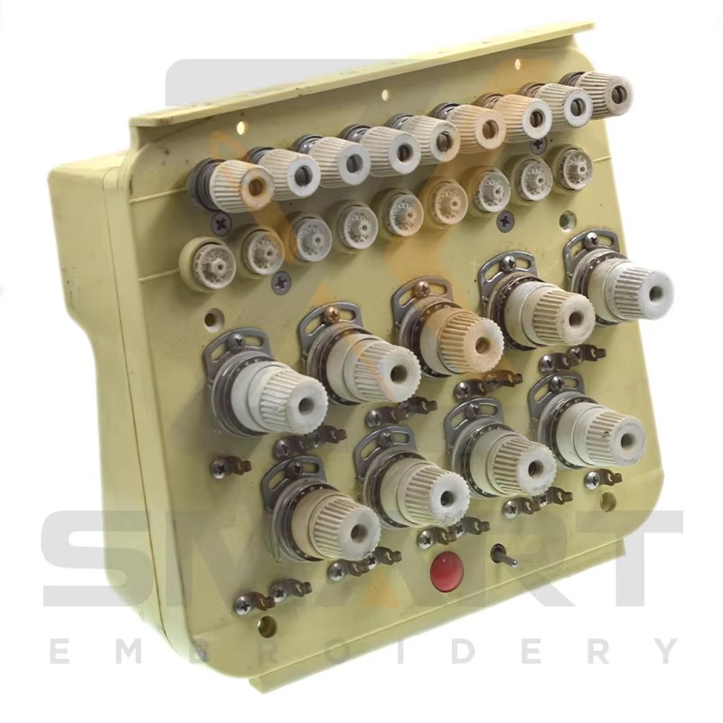 Brukt 9 farger SWF spenning base enhet ASSY med kort inne Embroidery Machine deler T01SWF901-U