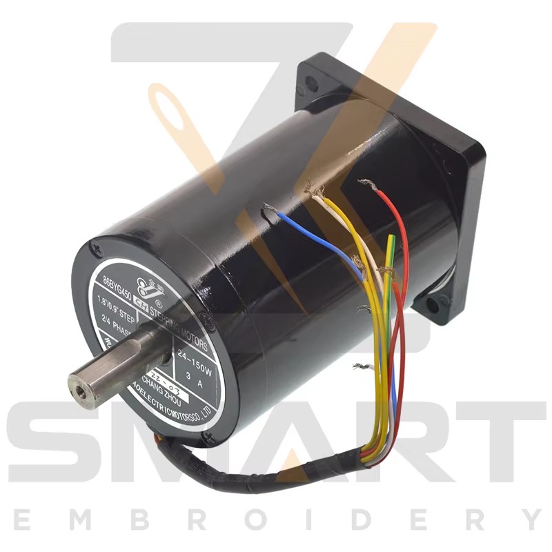 Y Axis Motor 86BYG450AH Kinesisk Embroidery Machine Parts EDH03JB-86BYG450CH