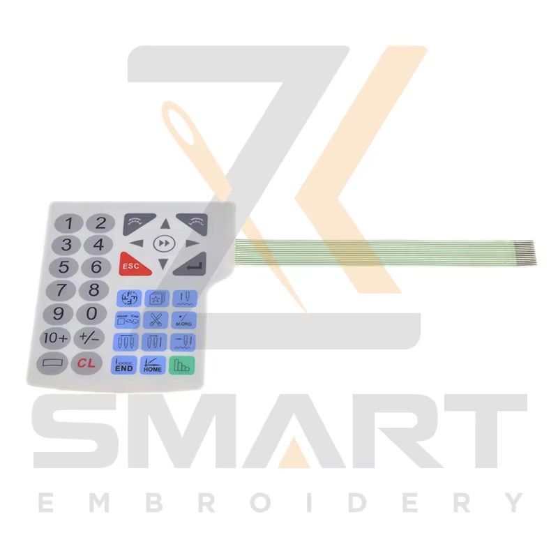Originalt Ricoma Keypad 03150210ER kinesiske Embroidery Machine Parts E17-KP01