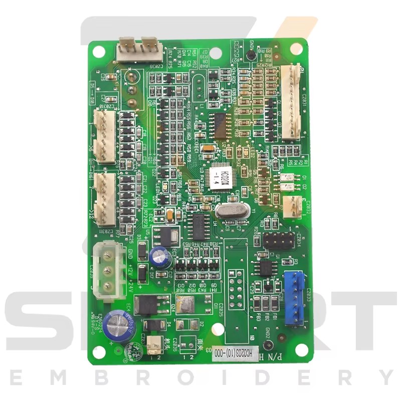 Brukte DAHAO Thread Broken Detecting Board HC0203(10)-00 kinesiske Embroidery Machine Parts EDH0502-HC0203(10)-00