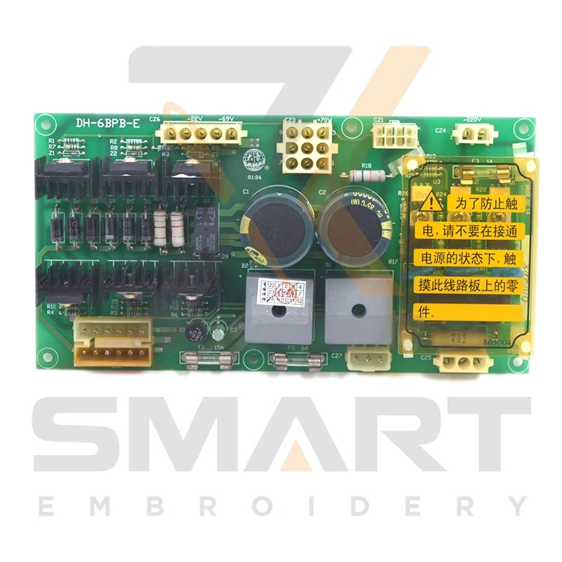 Brukte DAHAO 6BPB Power Card kinesiske Embroidery Machine Parts EDH04-6BPB-U