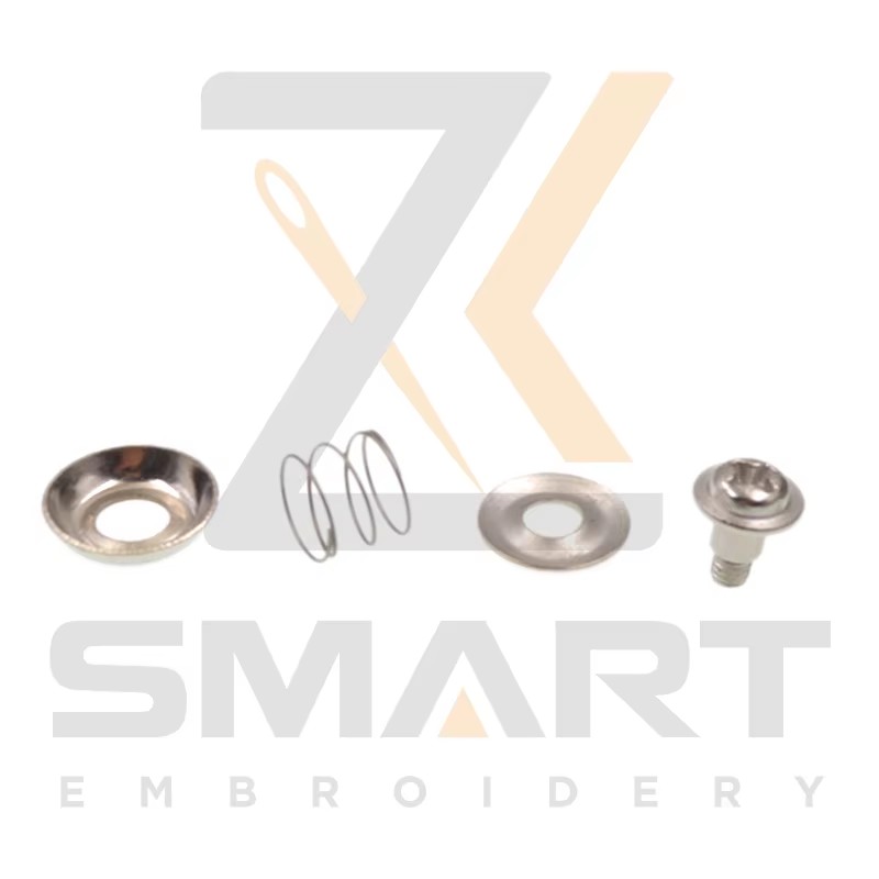 10 Kits Barudan Embroidery Machine Parts KF250220 KF250241 KF250231 KF250250 Thread Guard Disk Thread Hook Støtte Spring