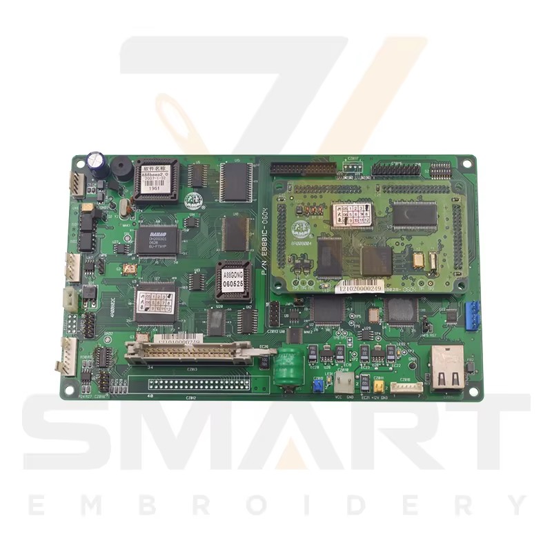 Brukte DAHAO E8801 Mainboard CPU-kort for A68 A88 kinesisk Embroidery Machine EDH0101-E8801-U